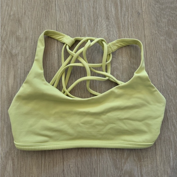 Lululemon Athletica Lime Green Sports Bra - Picture 2 of 3